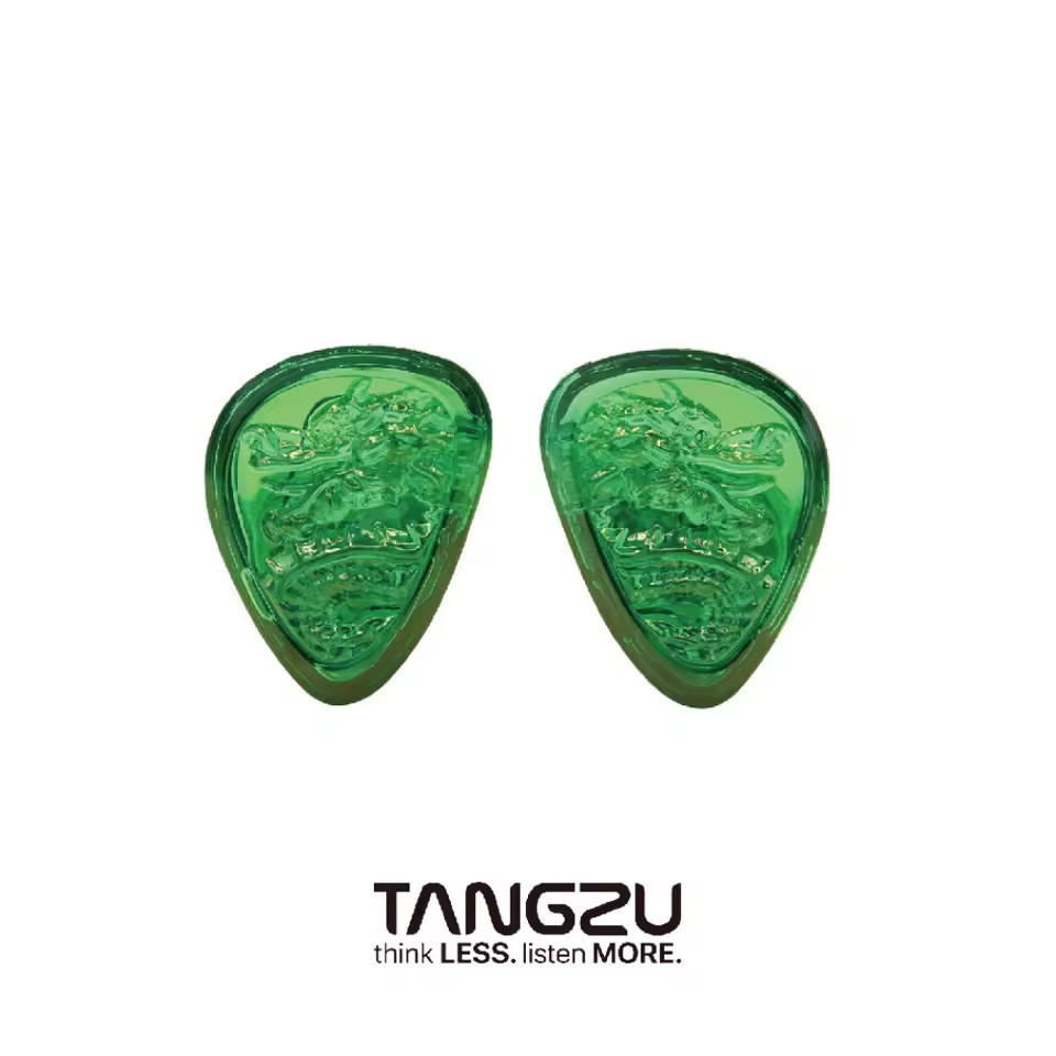Sale TANGZU WANER 2 Jade Dragon Edition 10mm PET Single Dynamic In-Ear Earphones with Silicone Stora