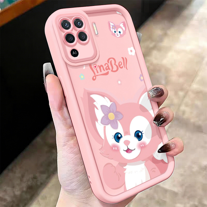 Casing Hp untuk OPPO A94 F19 Pro Reno 5F Reno 5 Lite Case Boneka Rubah Kasing silikon Cesing modern 