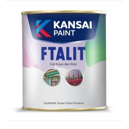 Cat Minyak Ftalit Hitam Doff & Putih Doff 1Kg #Gratisongkir