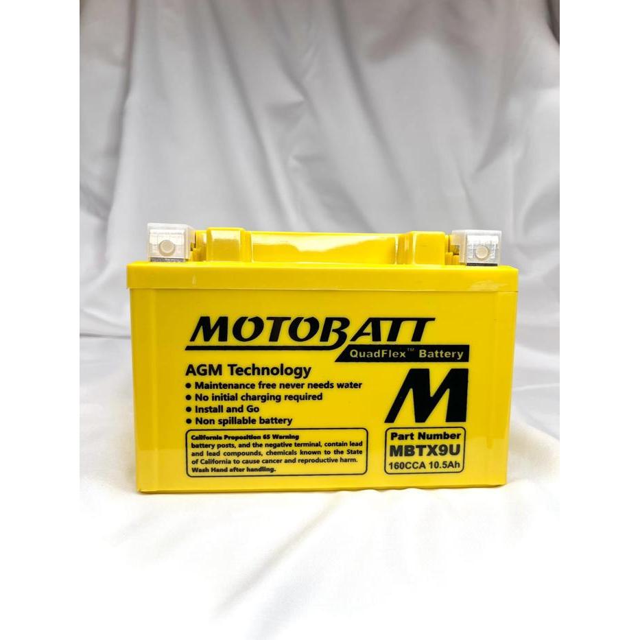 MBTX9U MOTOBATT AKI KERING MOTOR KAWASAKI NINJA 250 FI ORIGINAL QUALITY