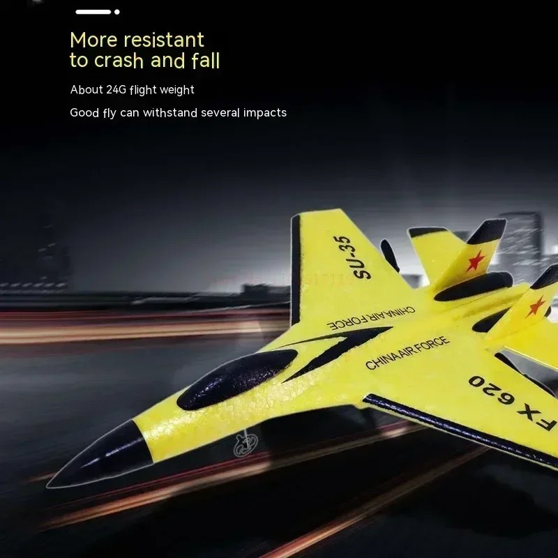 Hot Rc Plane Su-35 Led Lights Remote Control Flying Model Glider