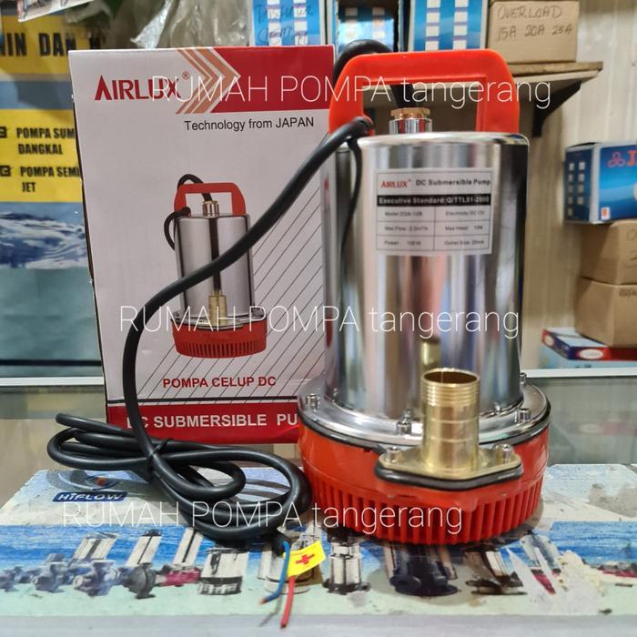 POMPA CELUP KOLAM AIRLUX DC 12VOLT POMPA CELUP AIR BERSIH MANUAL TERBATAS