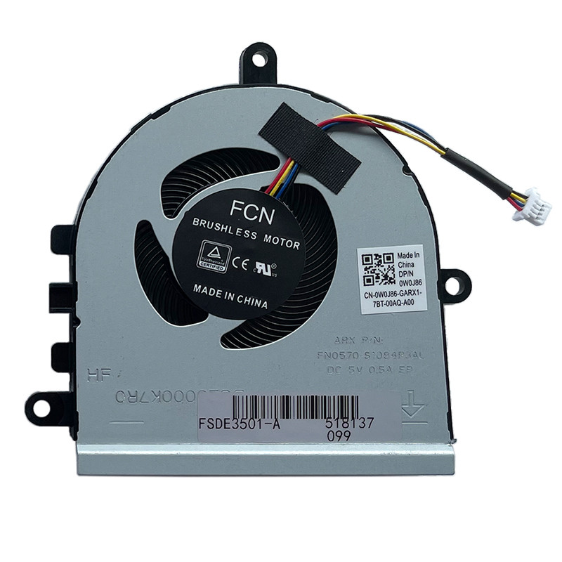 New Laptop cpu cooling fan For Dell Inspiron 15-5575 5570 3533 3583 5593 3585 3501 3505 vostro 3400