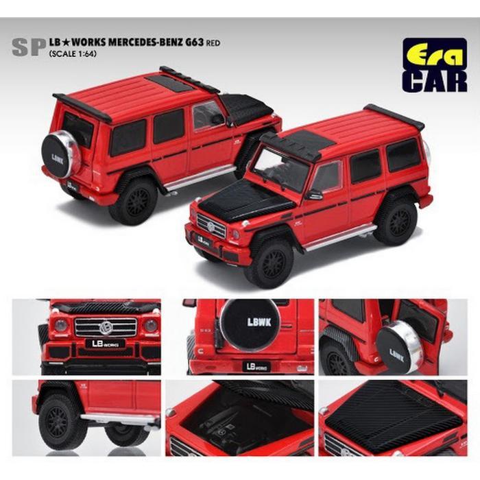 Era Car 1/64 LBWorks Mercedes-Benz G63 Red