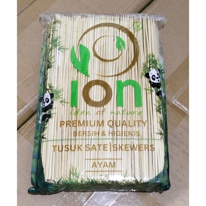 Tusuk Sate Bambu import ION / Tusuk Sate Panda premium quality 500 gr