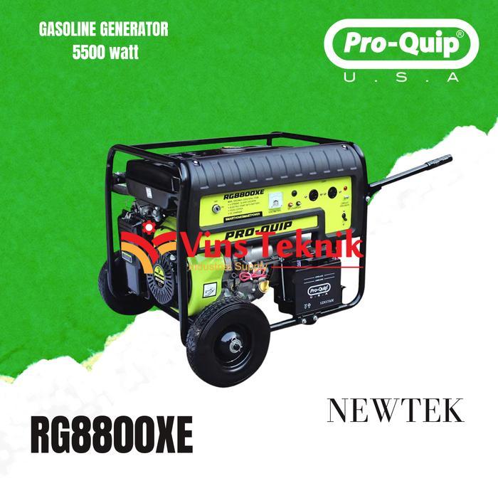 Mesin genset listrik generator set 5.500 WATT Proquip RG8800XE RG8800