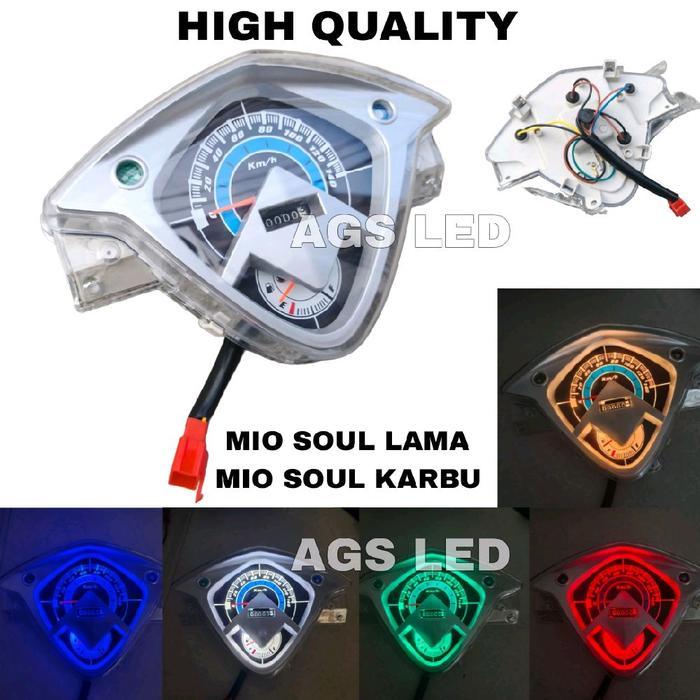 New Speedometer Mio Soul Lama Kilometer Motor Mio Soul Karbu Nyala Warna