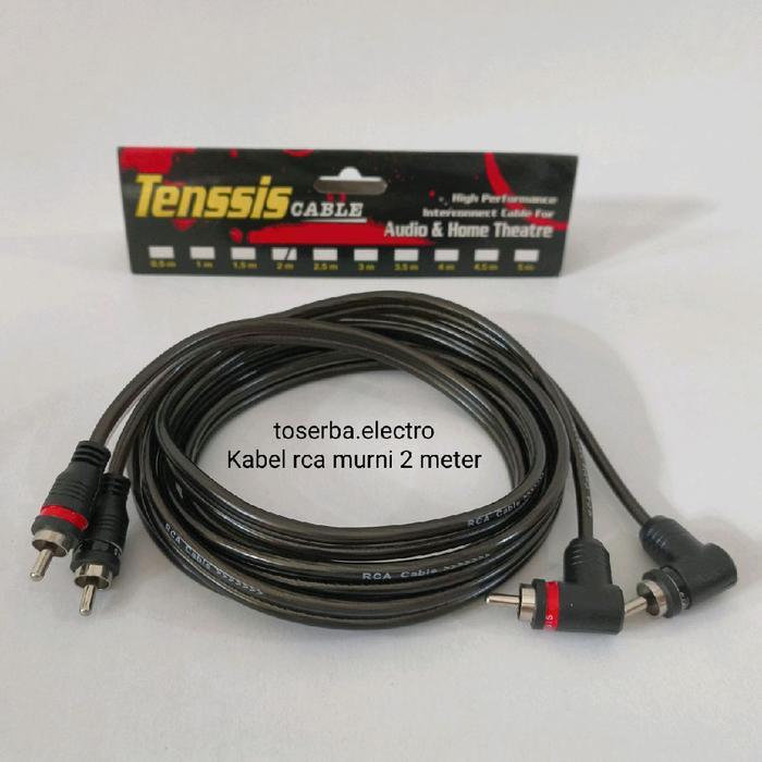 Kabel Audio Rca 2M Tensis Rca 2 Meter Audio Mobil Dan Home Audio New