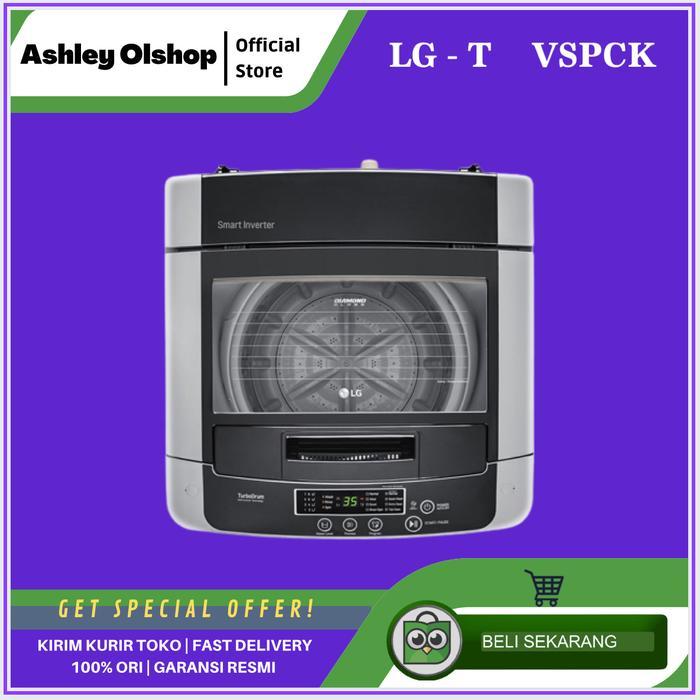 MESIN CUCI LG TOP LOADING 8.5 Kg T2185VSPCK T2185VSPCK 8.5Kg LG