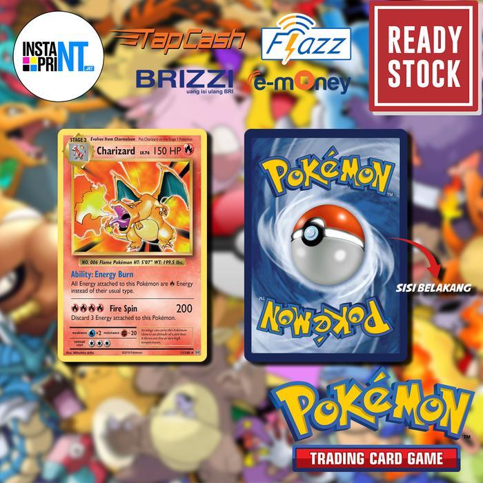 Emoney mandiri flazz bca gen 2 brizzi tapcash custom POKEMON CARD