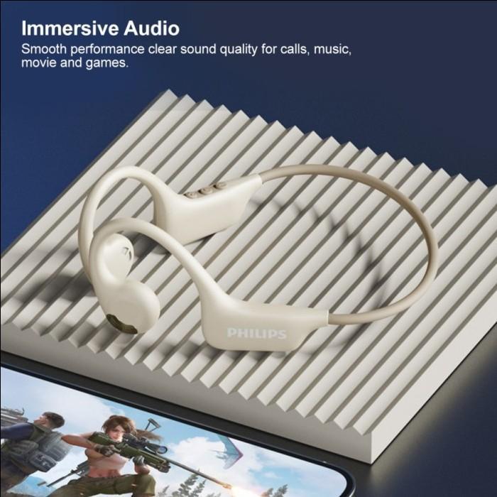Philips Taa1708 / Taa 1708 Open Ear True Wireless Tws Stereo Bluetooth Earphone Terbaik