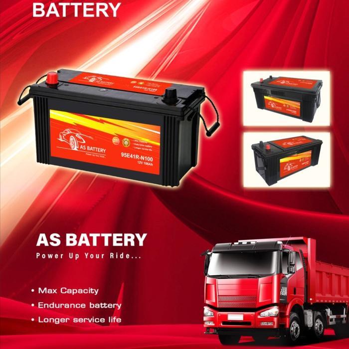 Aki Accu 12v 200Ah / 150Ah / 100Ah Aki Accu Genset Kapal Bus Industri Aki Kering