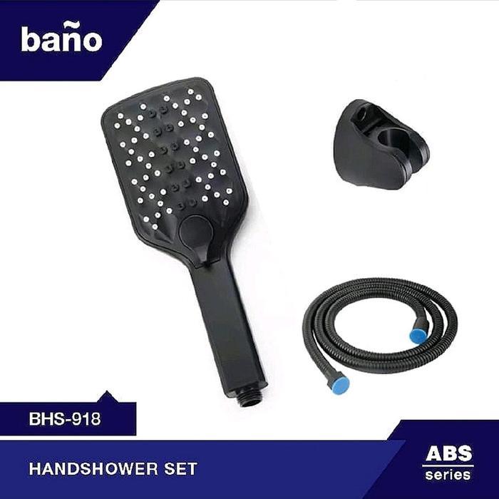 Hand Shower Set BANO Black Hand Shower Mandi Hitam