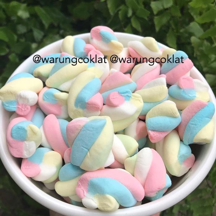 Marshmallow Twist Chomp Marshmallow Twister Kiloan Marsmallow Ulir Termurah