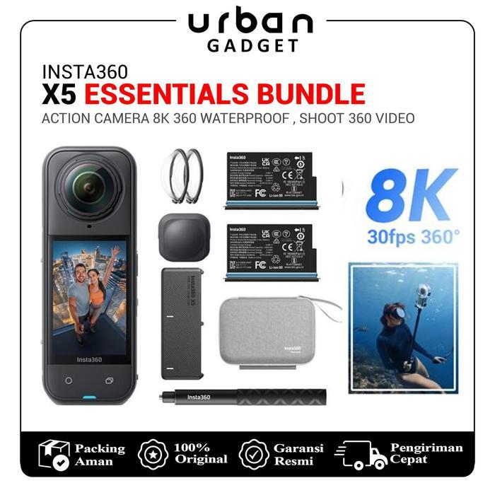 Insta360 X5 Action Cam 8k 360 Action Camera Action Camera Insta 360 ONE X5 Action Cam - Resmi