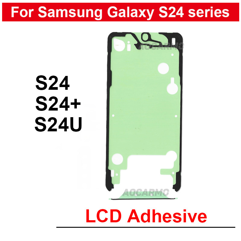 LCD Display Sticker For Samsung Galaxy S25 Ultra S24 Plus S24Ultra S24+ Front Adhesive Glue