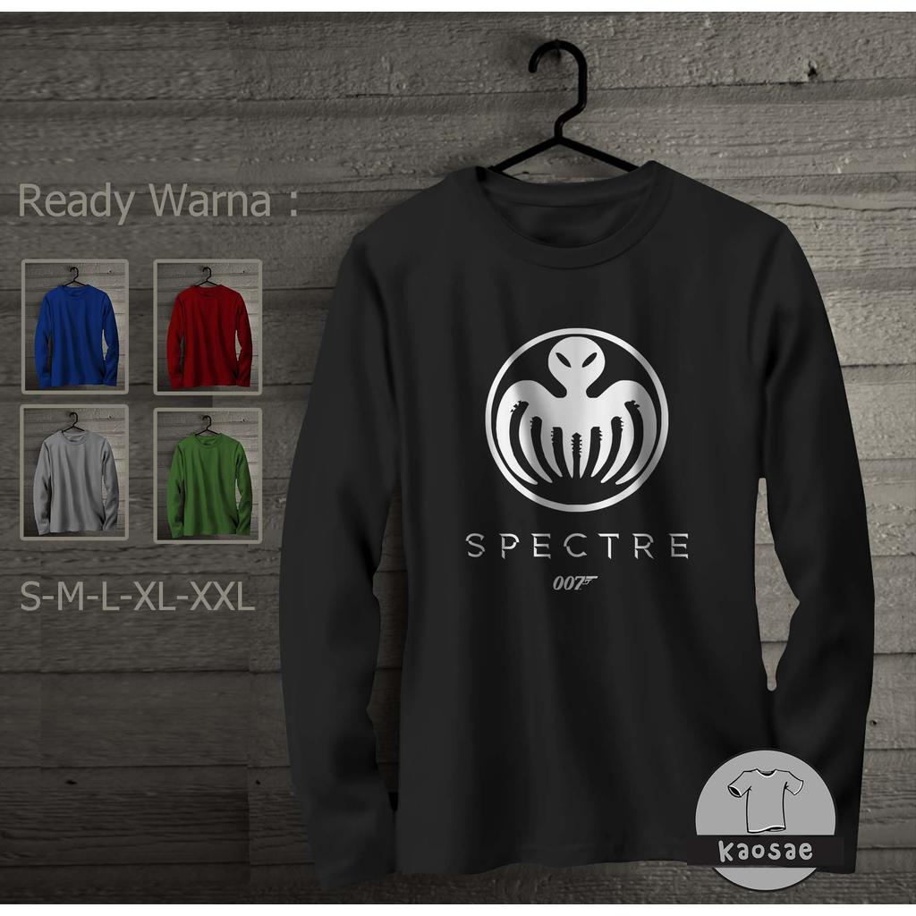 Kaos New Spectre James Bond 007 Tangan Panjang Kaos Distro