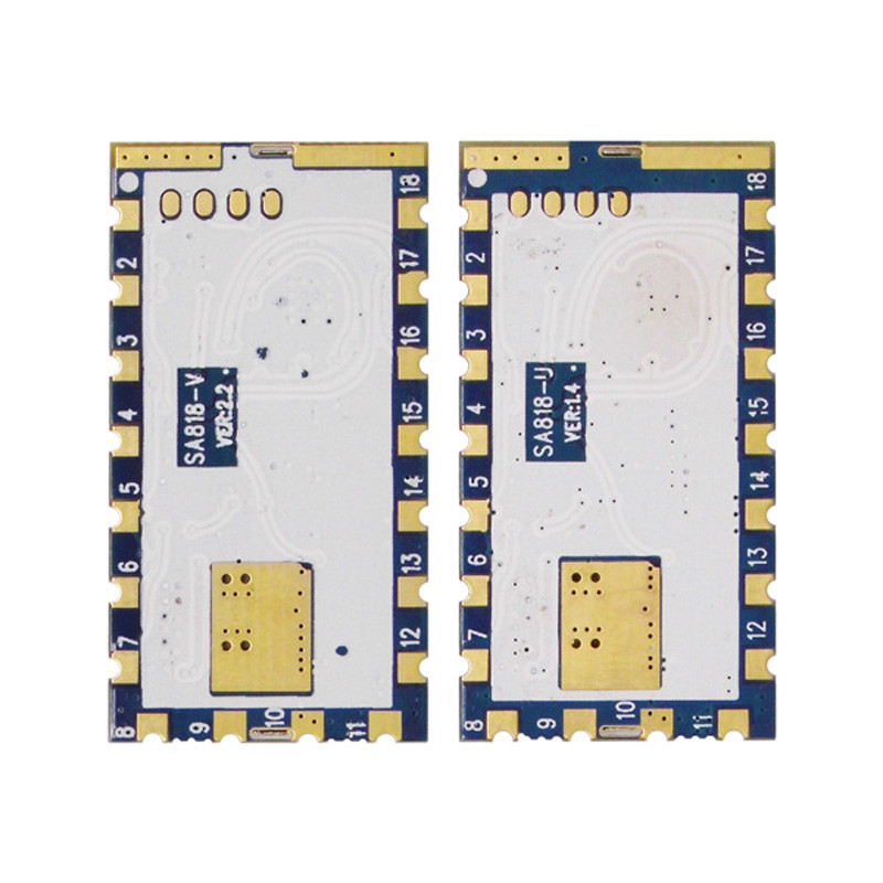 (2pcs/lot) SA818-V (SA818S-V)134~174MHz (VHF)500mW-1W 3-5KM RDA1846S chip Walkie Talkie Module VHF