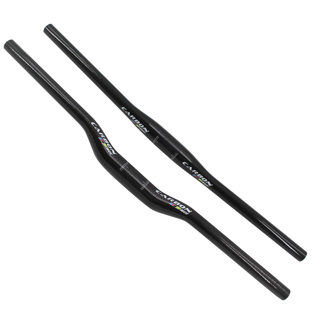 Brand New Mountain Bike 3K Full Carbon Fibre Handlebar Carbon Bicycle Handlebar Flat Rise MTB carbon