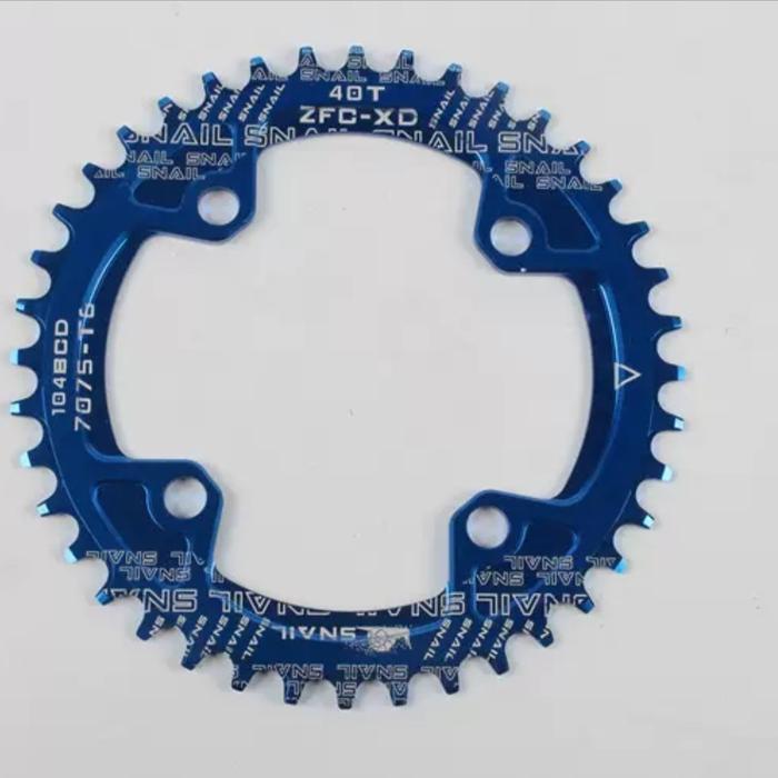 Snail Chainring 40T Bcd 104Mm Narrow Wide Chain Ring 40T Crank Sepeda Mtb Bmx