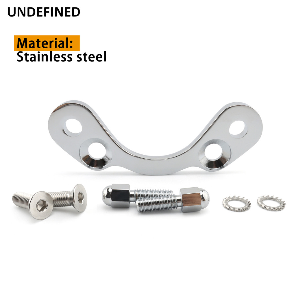 Motorcycle Chrome Springer Handlebar Tree Adapter Top Clamp 3.5" Wide Riser For Harley Bobber