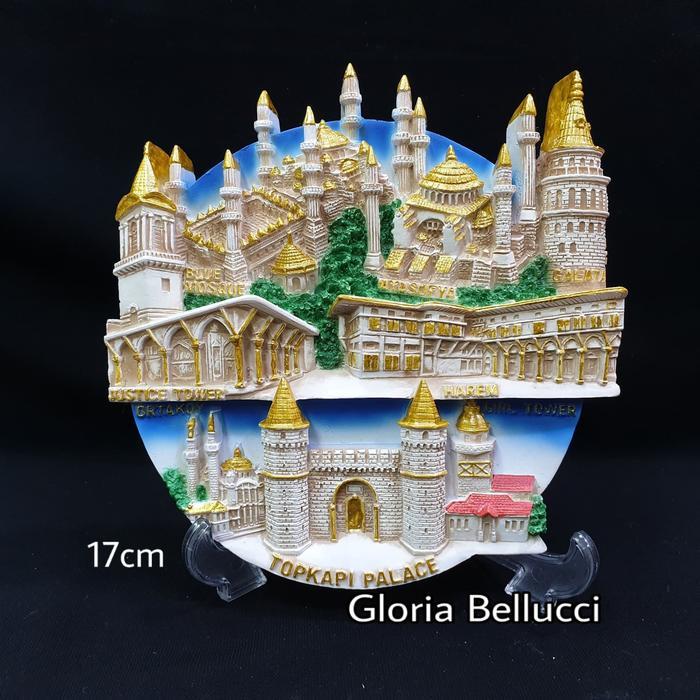 pajangan piring istanbul turki dinding gantung ayasofya topkapi palace