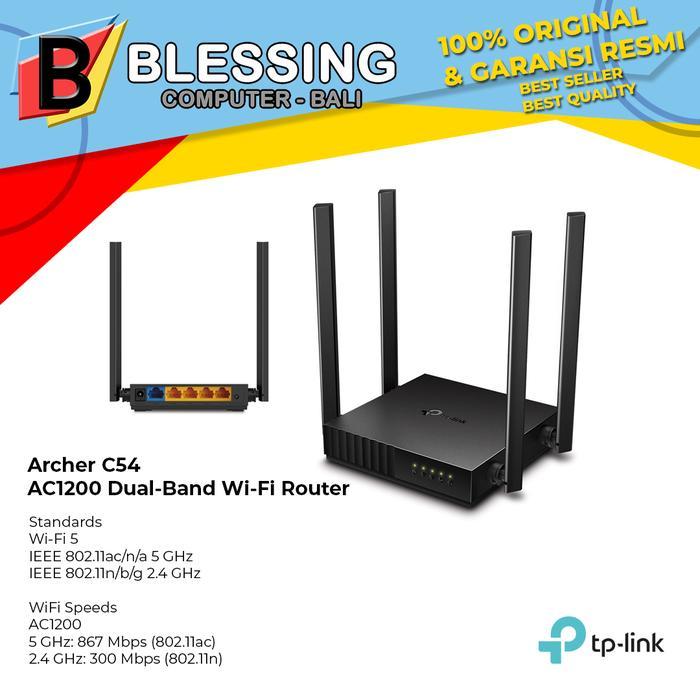 Tplink Archer C54 Ac1200 Dual Band Wifi Router / Archer C54 Ac1200