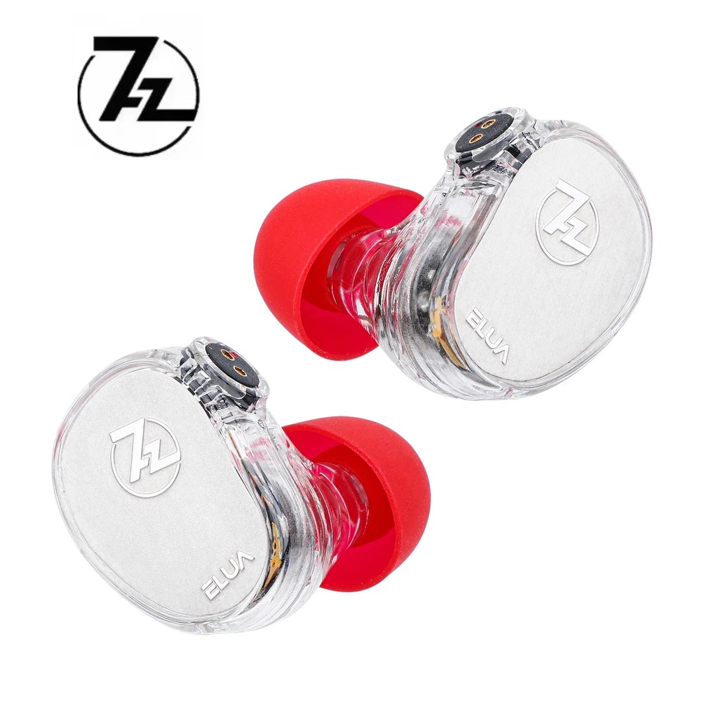 7Hz x HBB Elua headset 10mm + 8mm Dual Dynamic Driver IEM Hifi Earphones with Detachable Cable