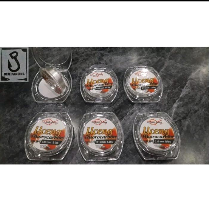 Senar Pancing Murah Uceng Nylon Fluorocarbon 100M Relixnusantara