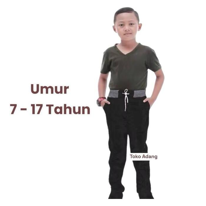 Terbaru Celana Panjang Rip Cino Anak Laki Sd Smp Usia 7 8 9 10 11 13 14 Tahun Warna Abu Mocca Hitam