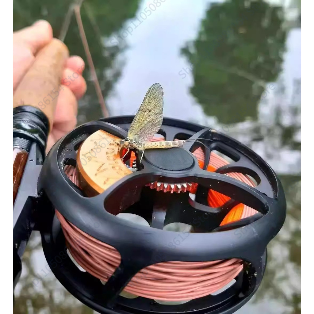 Freshwater stream fly fishing wheel fly wheel fly burn full metal fishing gear fishing wheel