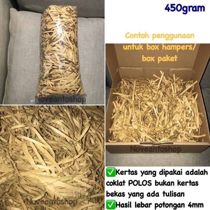 "New" Shredded paper coklat kertas potongan kertas serut