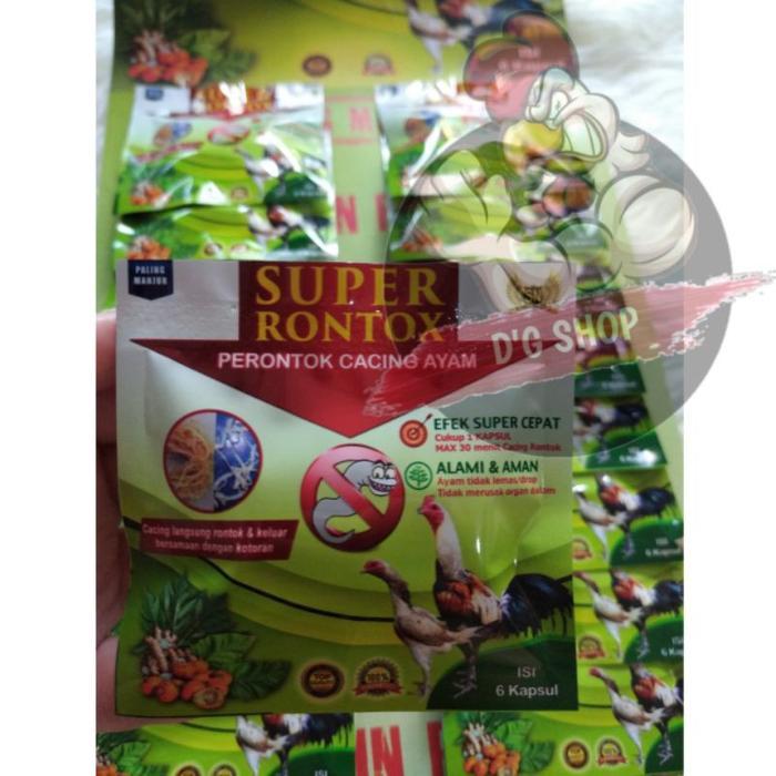 Obat Jamu Ayam Jago Super Rontok Rontox Perontox Cacing Ayam Terlaris