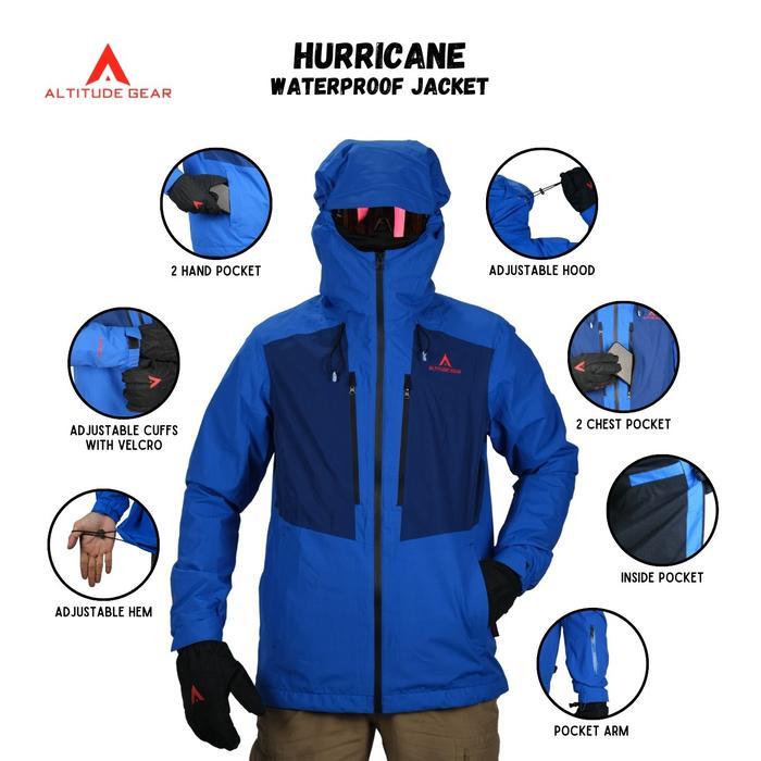 Eiger Summitadventure - Jaket Gunung Waterproof Hurricane - Jaket Gorpcore Outdoor