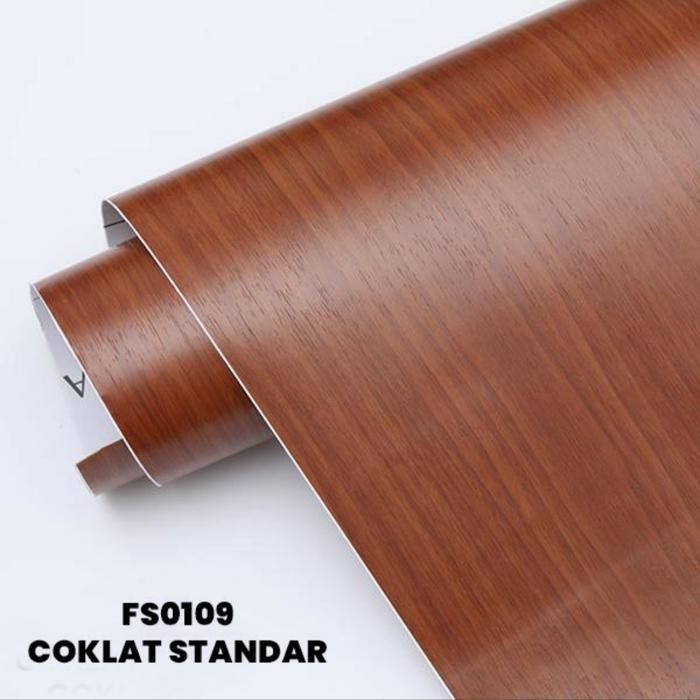 "New" sticker Deco sheet PVC pelapis meja furniture HPL kayu
