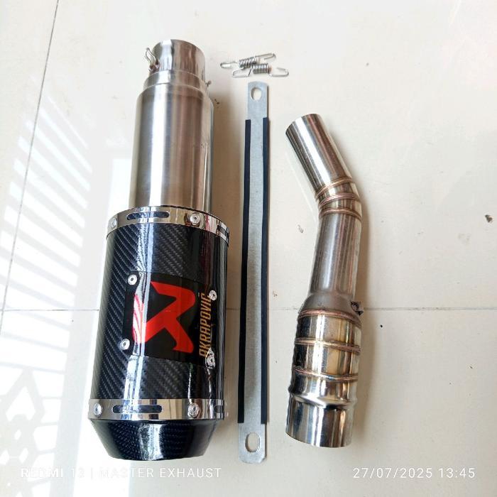 KNALPOT RACING AKRAPOVIC LORENZO KARBON PLUS SLIP ON CBR FACELIFT CBR LOKAL NINJA 250 R25 CBR250RR