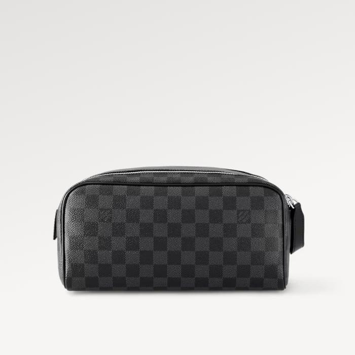 TERBARU Tas pouch clutch Pria man LV Louis Vuitton Dopp Kit N40127