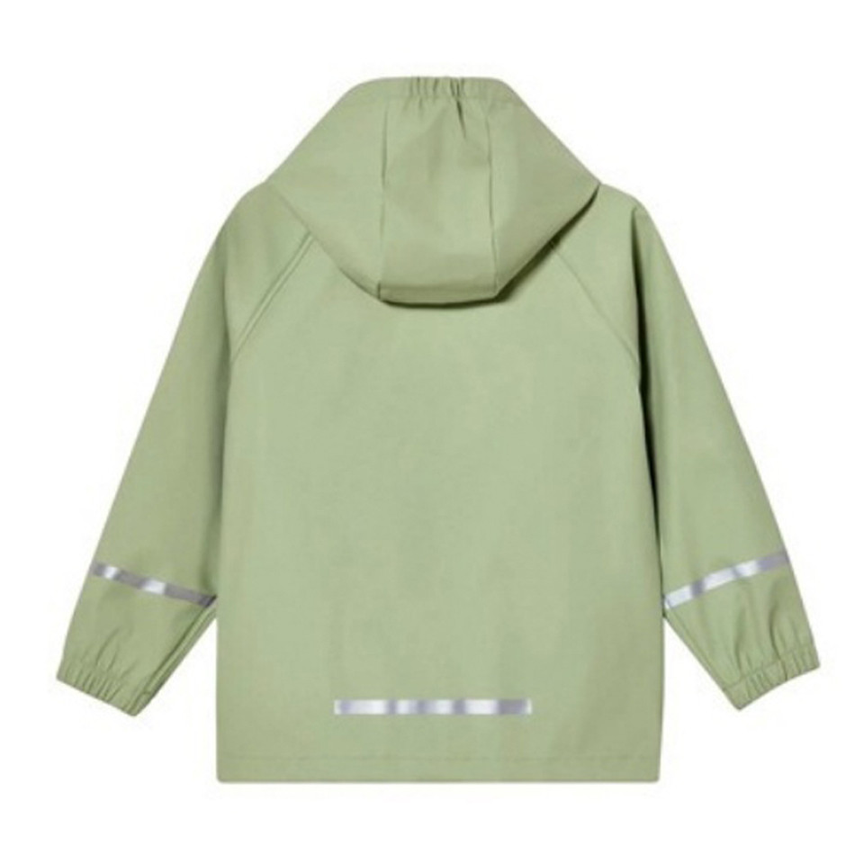 Boys Raincoat Hoodie Spring & Summer Thin PU Fabric Jacket Children's Waterproof Windbreaker