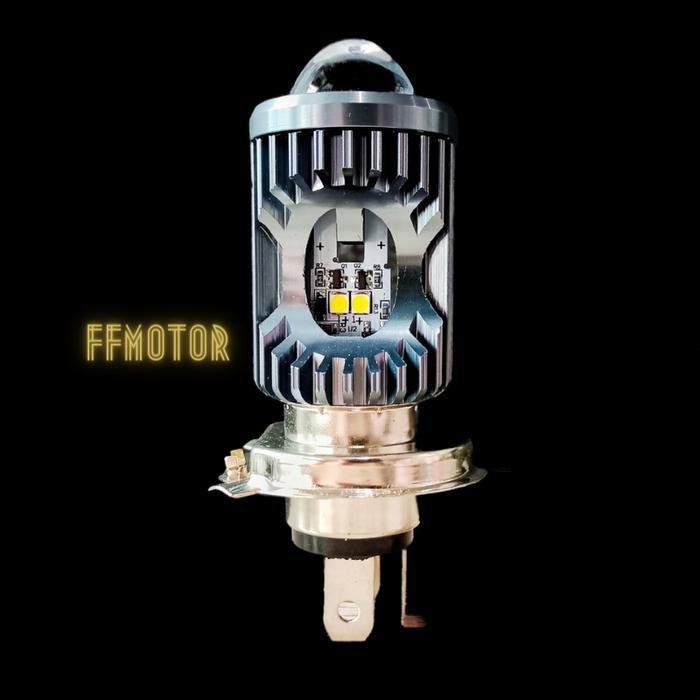 FREE ONGKIR LAMPU DEPAN H4 LASER AE STROBO VIXION MX KING NINJA TIGER GL SCOOPY DLL UNIVERSAL MOTOR