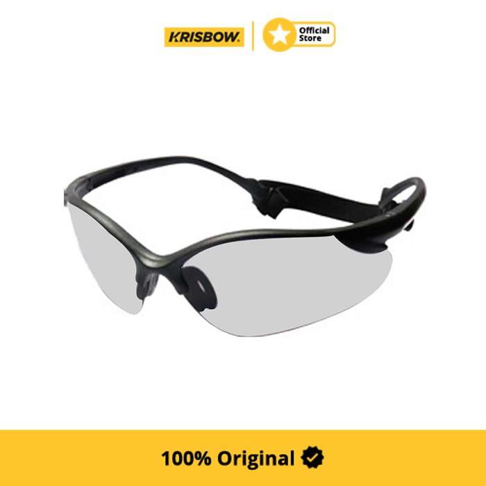 KRISBOW SPECTACLE KACAMATA SAFETY SPORT + NOSEPAD TRANSPARAN ORIGINAL QUALITY