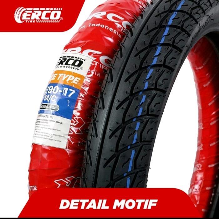 BAN ERCO 80/90-17 TUBE TYPE/BAN ERCO 275-17 BELAKANG SUPRA FIT/BAN LUAR BELAKANG REVO ABSOLUTE