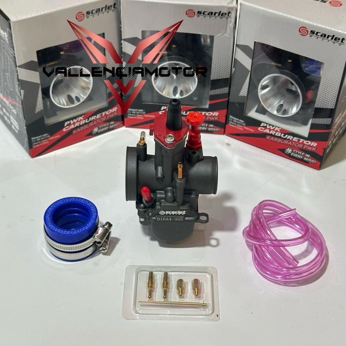 Karburator Pwk 28 Dan 30 Scarlet Racing Original Universal Semua Motor Karbu Motorcycle