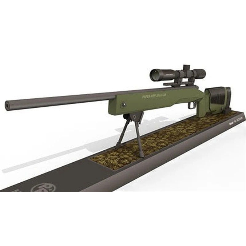 1:3 Scale M40A3 Sniper Gun DIY 3D Handmade Paper Gun Model Toy Puzzle