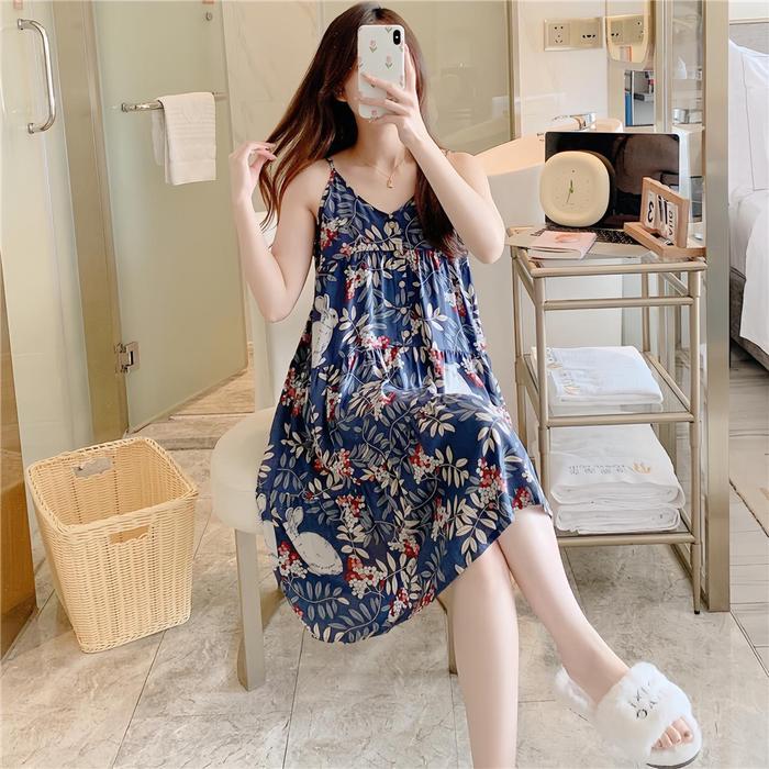 Tally - Yeoly Daster Wanita Dewasa Adem Motif Kekinian Daster Wanita Tanpa Lengan