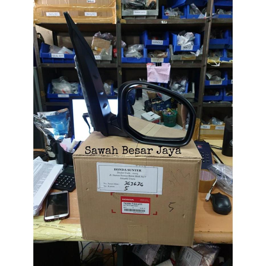 MIRROR ASSY - KACA SPION SET KANAN ATAU KIRI HONDA MOBILIO TIPE S 2014 2015 & BRIO SATYA 2012 2013
