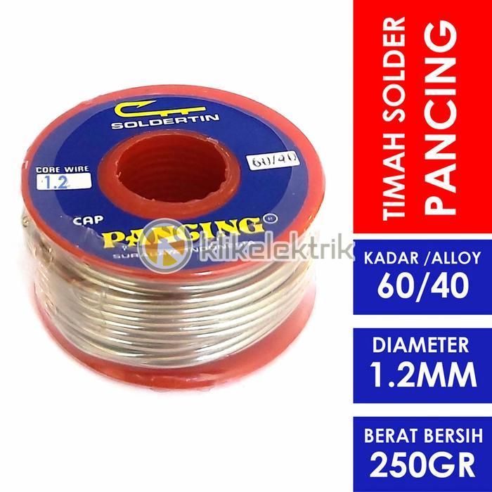 Timah Solder Cap Pancing 1.2Mm 250Gr 60/40 Kawat Patri Tinol Wire 1,2