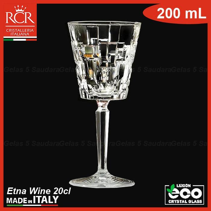 Rcr Crystal Wine Glass Etna 20Cl/Gelas Rcr Crystal/Gelas Kaki Crystal/ #Gratisongkir