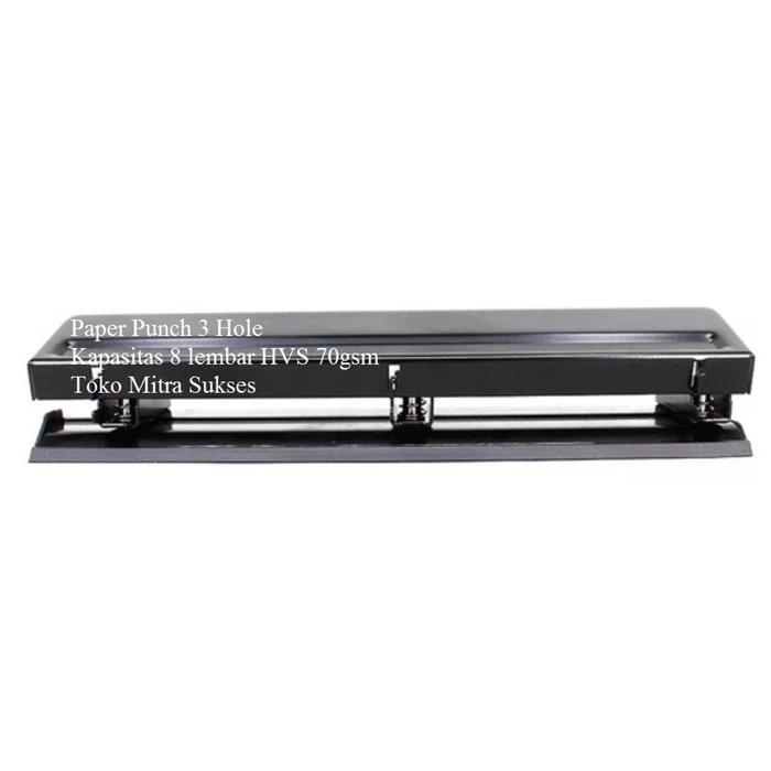 TERLARIS Alat Pelubang Kertas Paper Punch 3 Hole BISA GOSEND