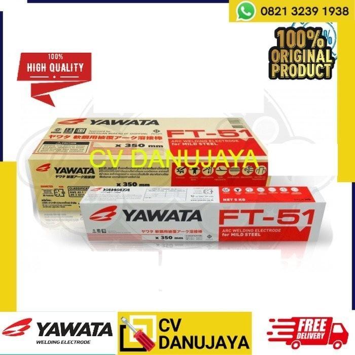 Yawata Kawat Las Listrik Besi 2Mm Ft 51 Welding Electrode 2Mm 2.5Kg