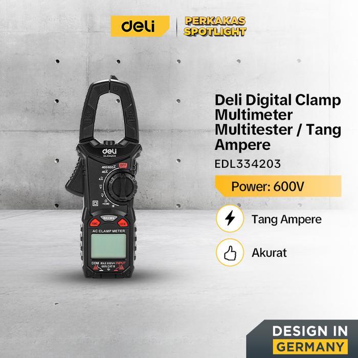 Krisbow - Digital Clamp Multimeter Multitester / Tang Ampere Edl334203